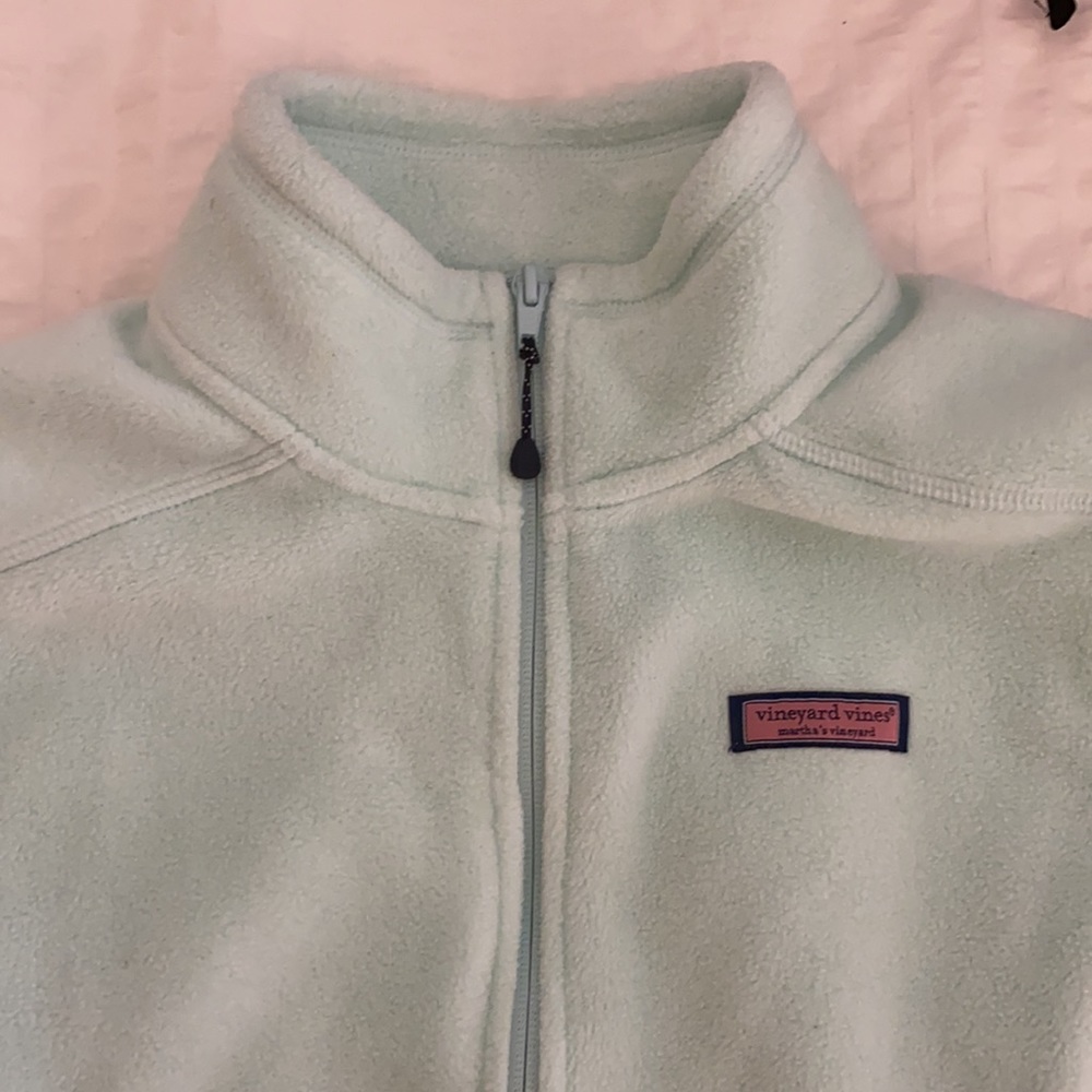 Vineyard Vines Mint Fleece vest - Picture 2 of 3